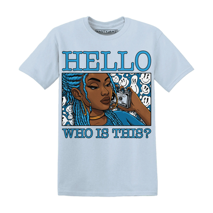 Powder-Blue-9s-T-Shirt-Match-Hello-Girl