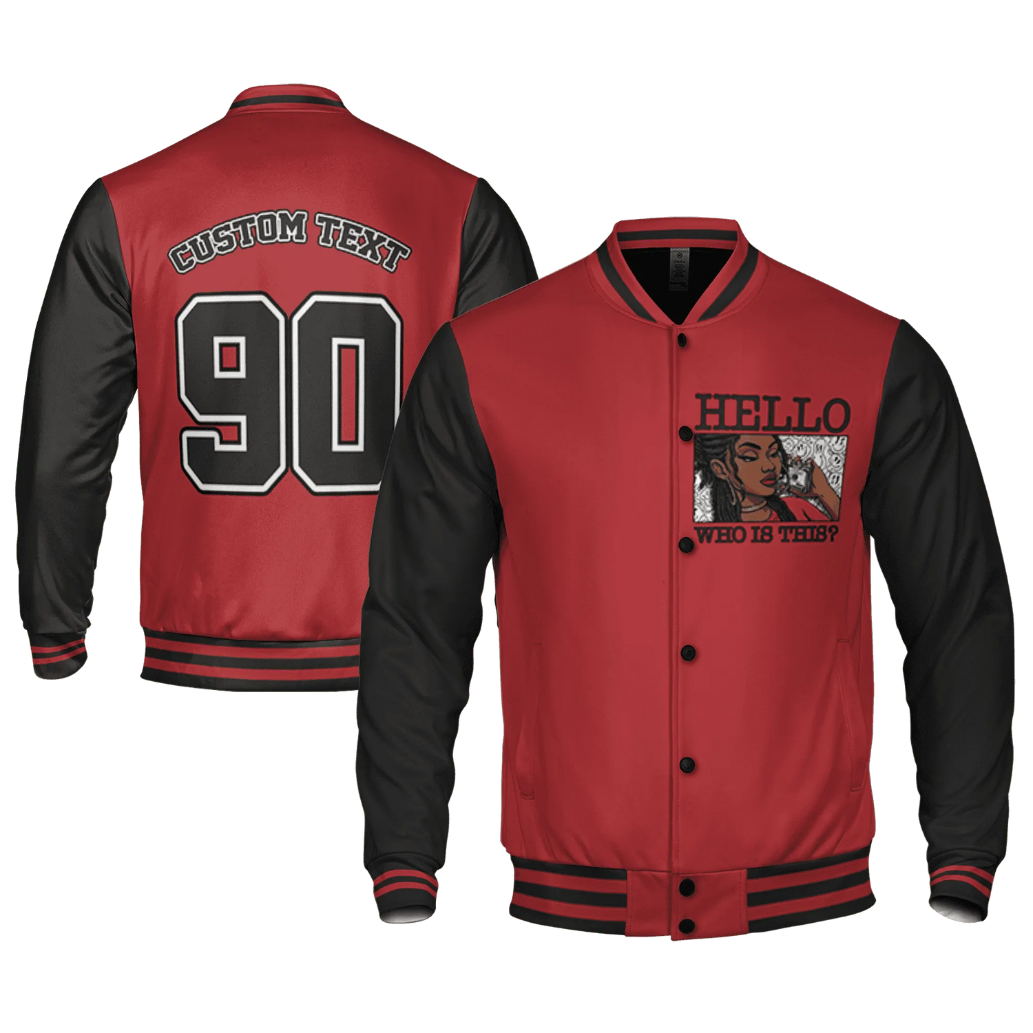 Black-Toe-Reimagined-Red-White-1s-NastyJamz-Varsity-Match-Hello-Girl