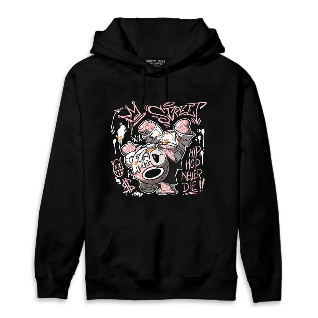 Red Stardust 3s Hoodie Match Hiphop Ber - NastyJamz