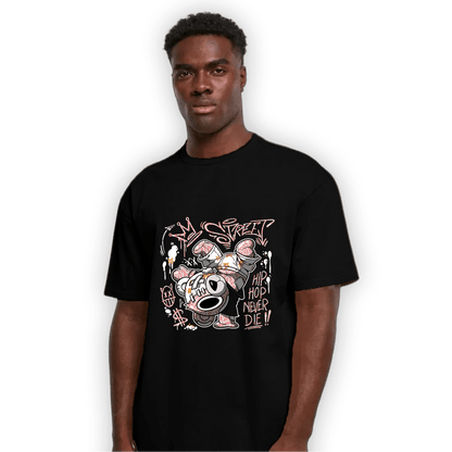 Red Stardust 3s T Shirt Match Hiphop Ber - NastyJamz