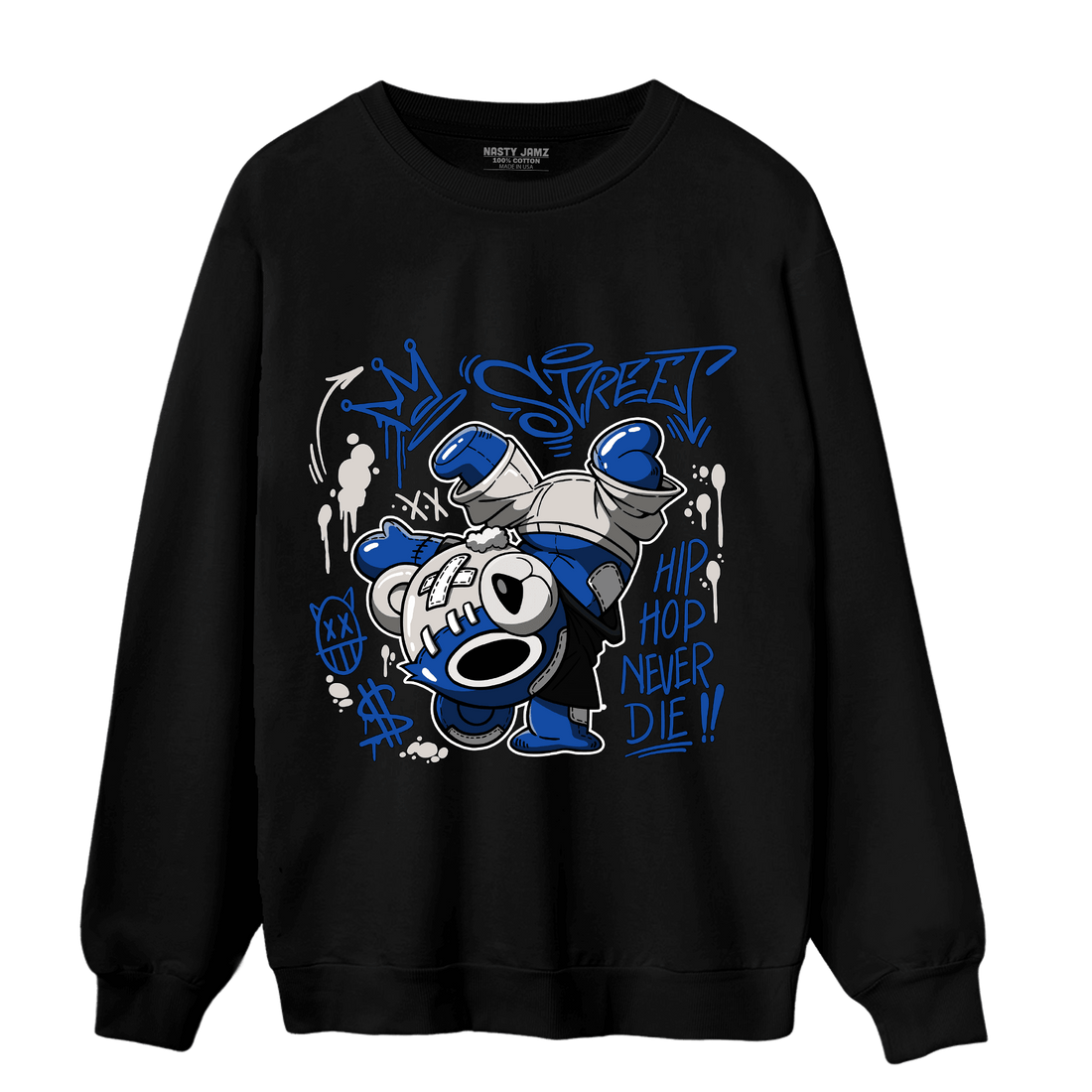 Air Max 1 86 Royal Sweatshirt Match Hiphop Ber - NastyJamz