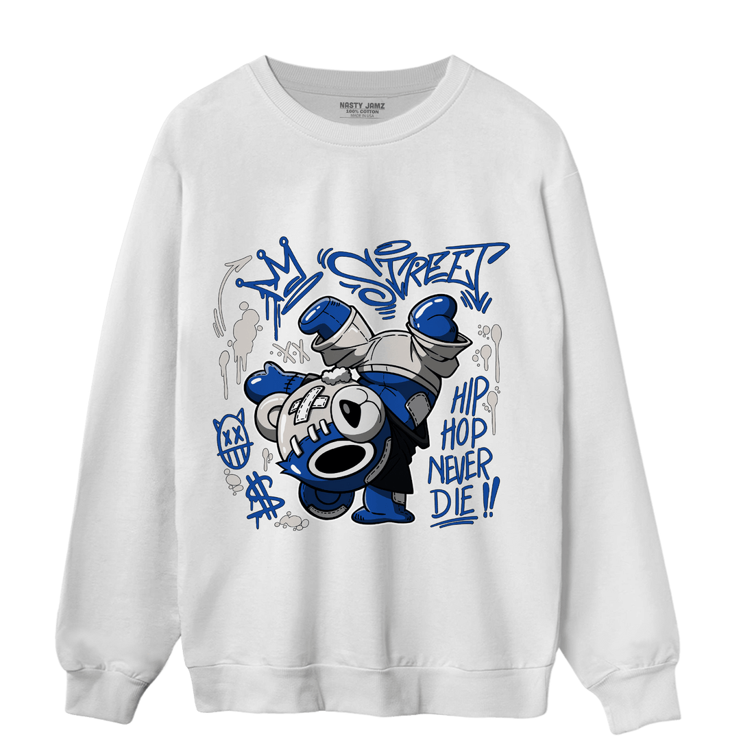 Air Max 1 86 Royal Sweatshirt Match Hiphop Ber - NastyJamz