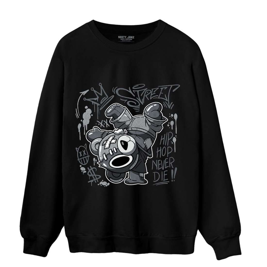 Air Max 90 Iron Grey Sweatshirt Match Hiphop Ber - NastyJamz