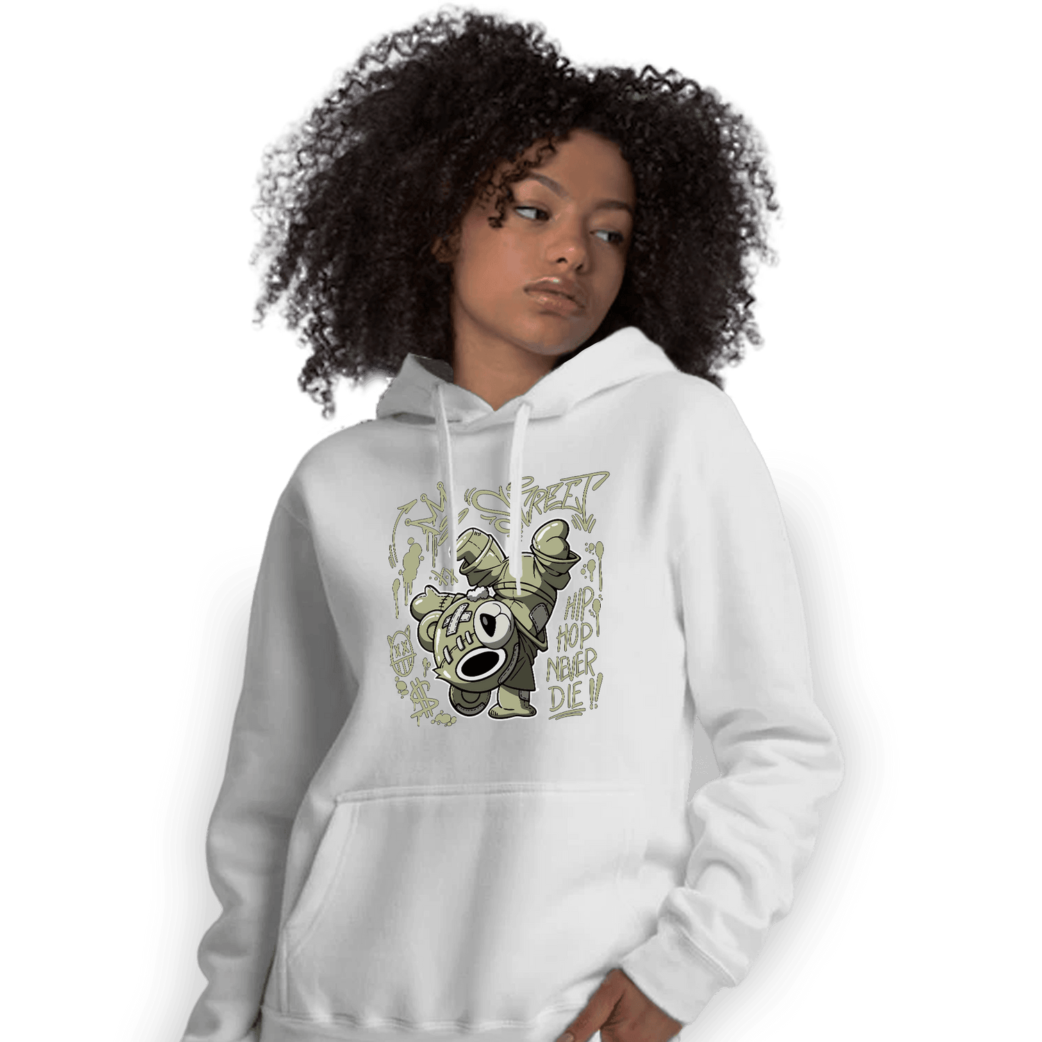 Yeezy Slide Resin Hoodie Match Hiphop Ber - NastyJamz