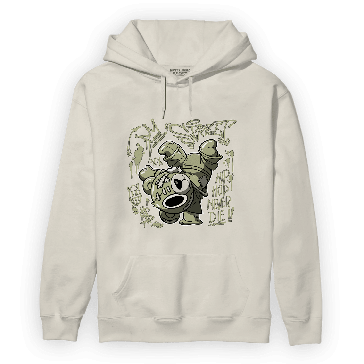 Yeezy Slide Resin Hoodie Match Hiphop Ber - NastyJamz