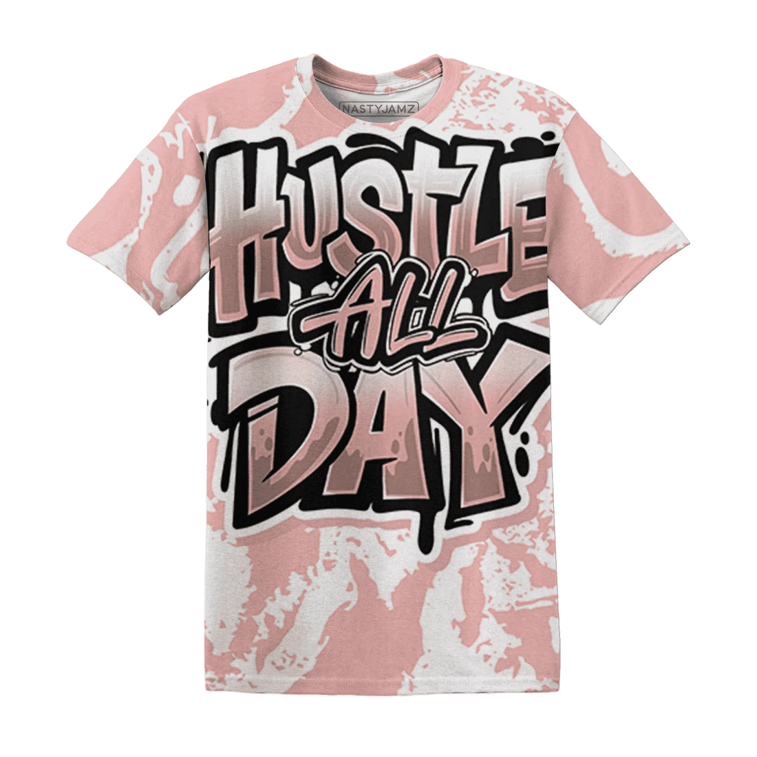 Low-Legend-Pink-11s-T-Shirt-Match-Hustle-All-Day-3D