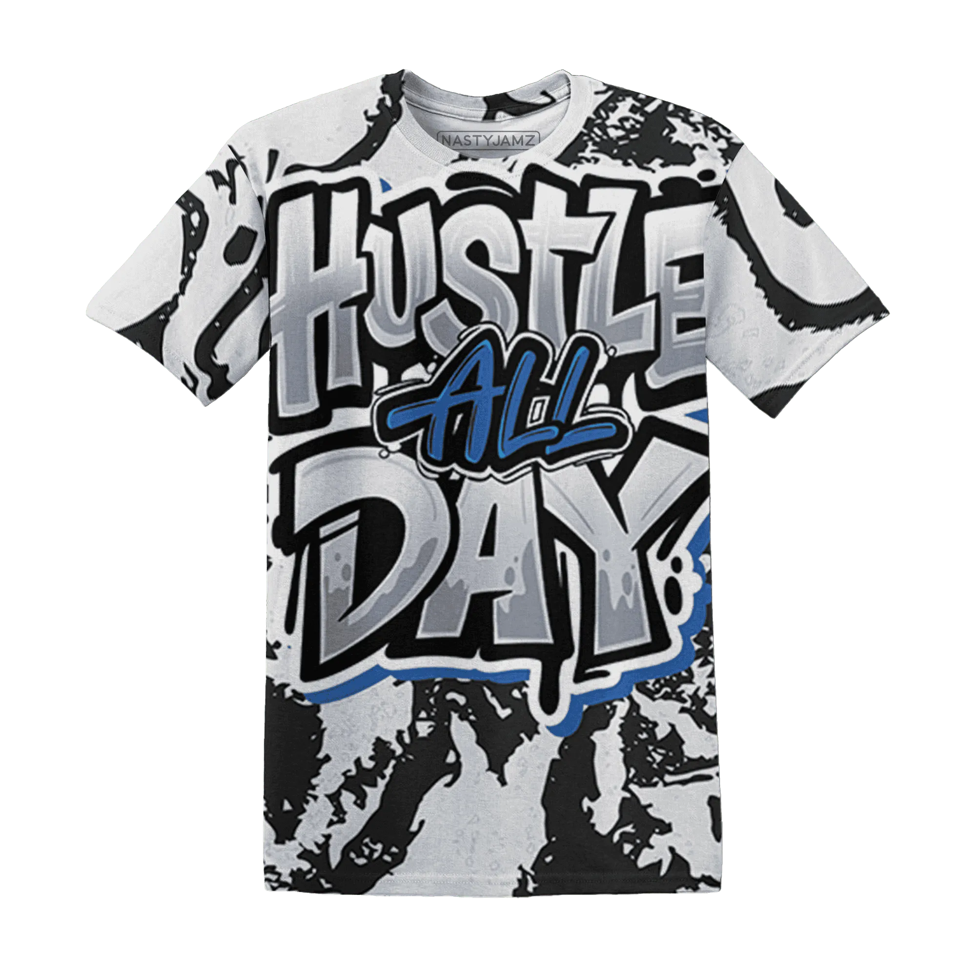 Low-Space-Jamz-11s-T-Shirt-Match-Hustle-All-Day-3D