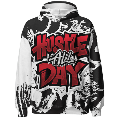 Retro-Red-Taxi-12s-Hoodie-Match-Hustle-All-Day-3D