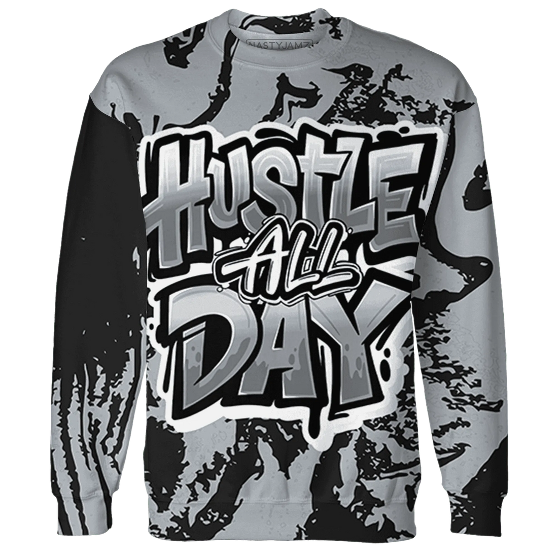 Wolf-Grey-12s-Sweatshirt-Match-Hustle-All-Day-3D