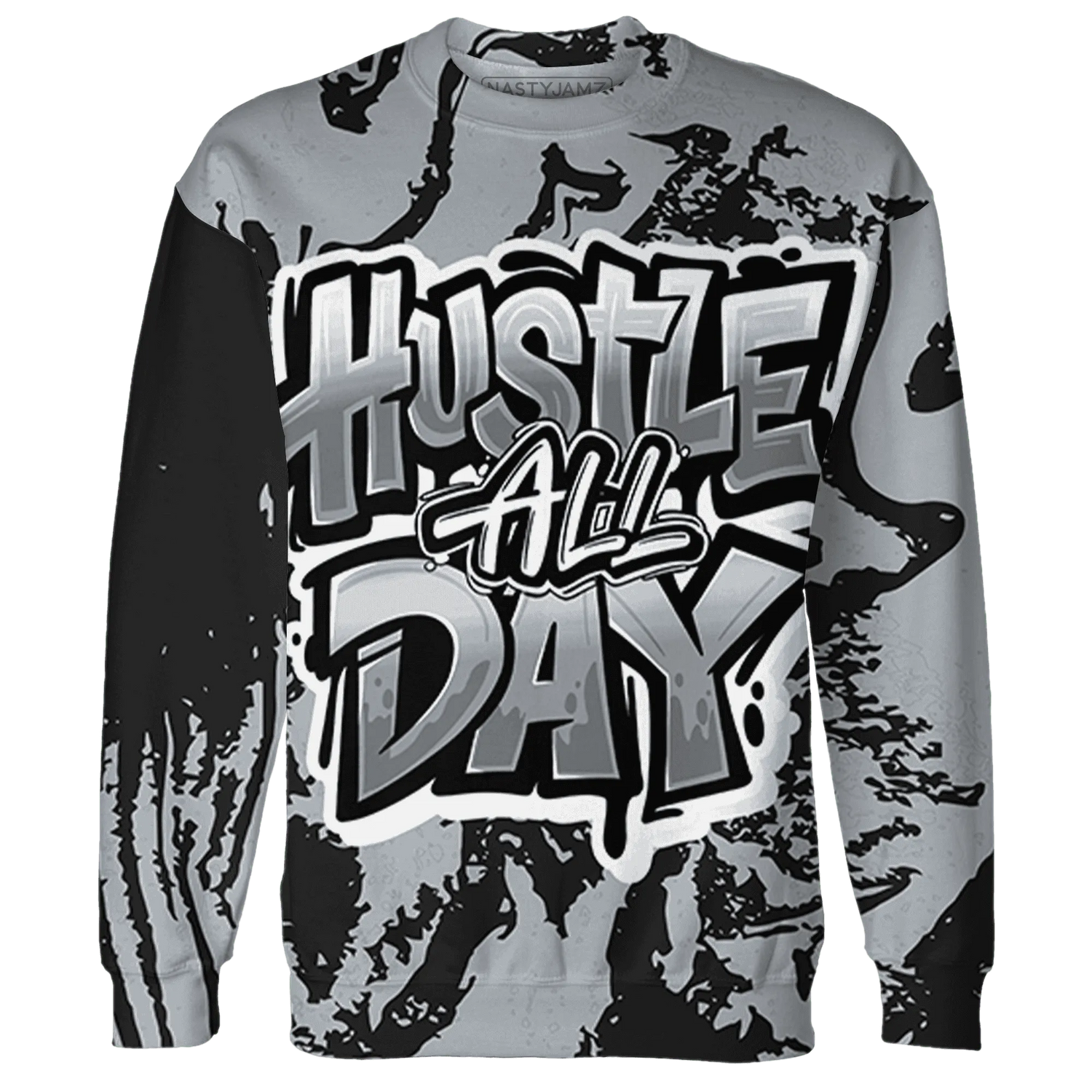 Wolf-Grey-12s-Sweatshirt-Match-Hustle-All-Day-3D
