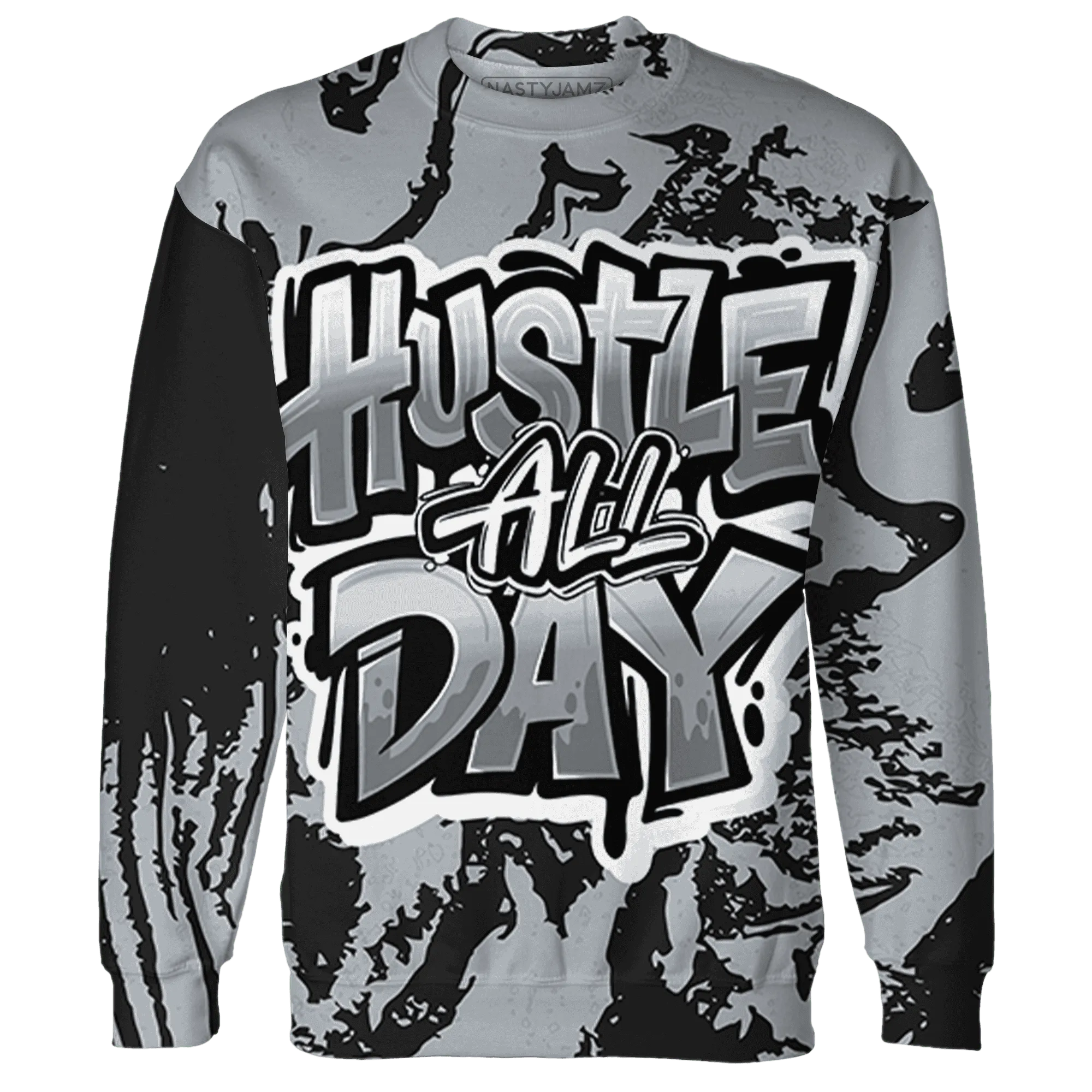 Wolf-Grey-12s-Sweatshirt-Match-Hustle-All-Day-3D