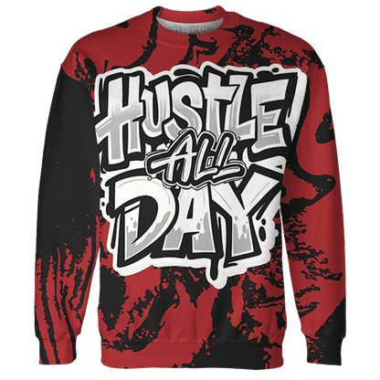 Black-Toe-Reimagined-Red-White-1s-NastyJamz-Sweatshirt-Match-Hustle-All-Day-3D