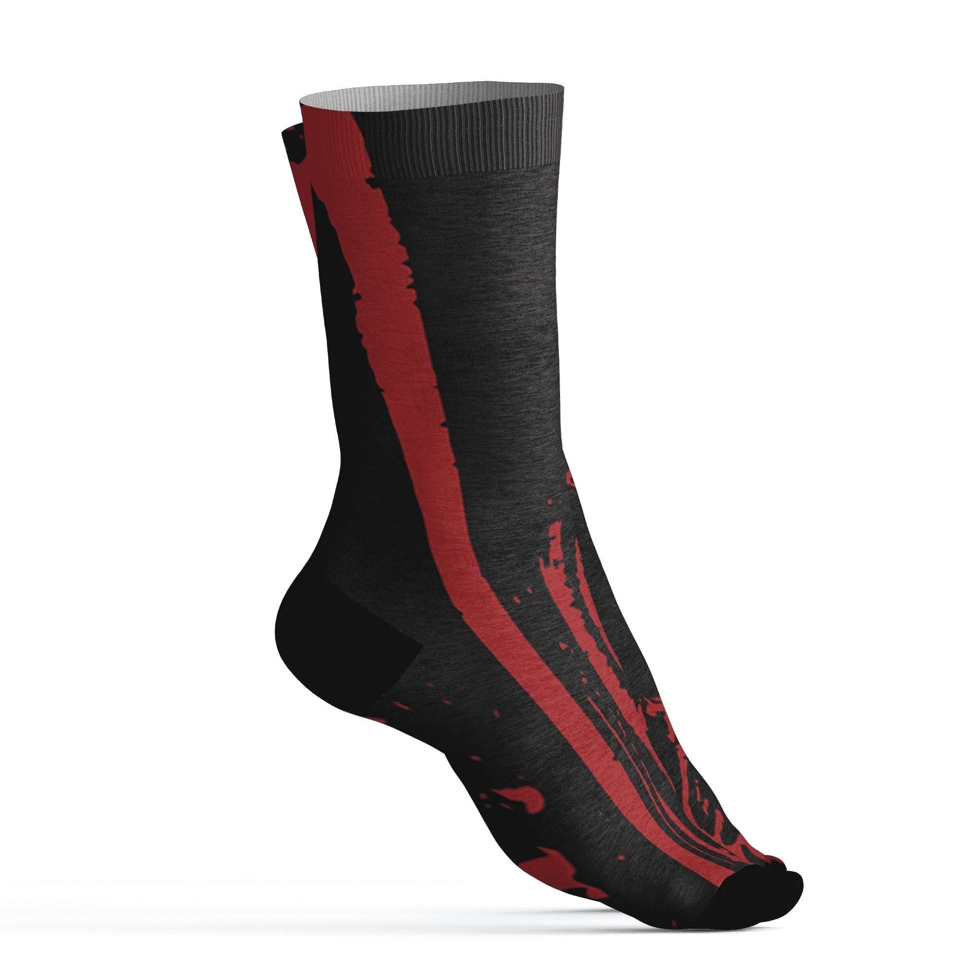 Black-Toe-Reimagined-Red-White-1s-NastyJamz-Socks-Match-Hustle-All-Day-3D