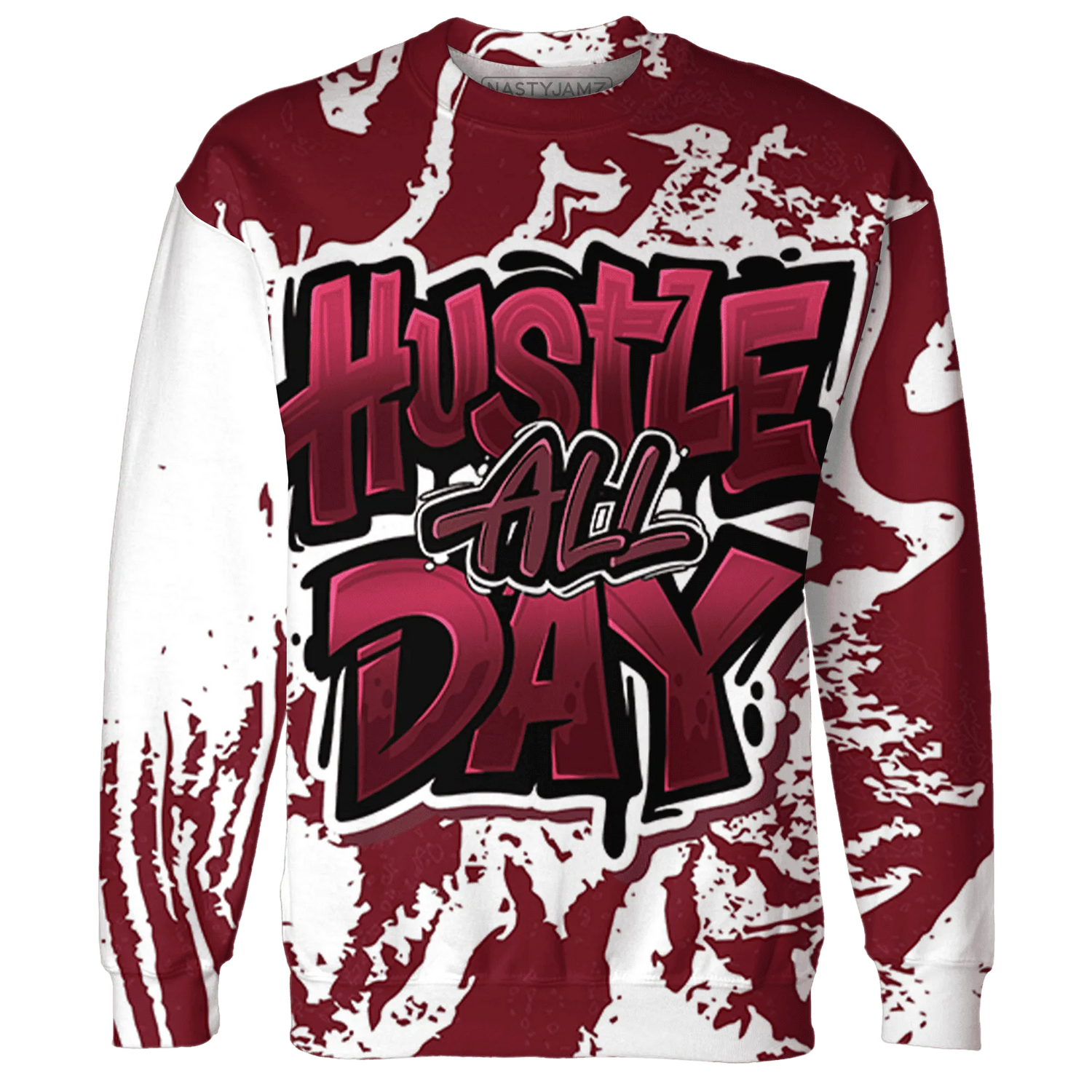 High-White-Team-Red-1s-Sweatshirt-Match-Hustle-All-Day-3D
