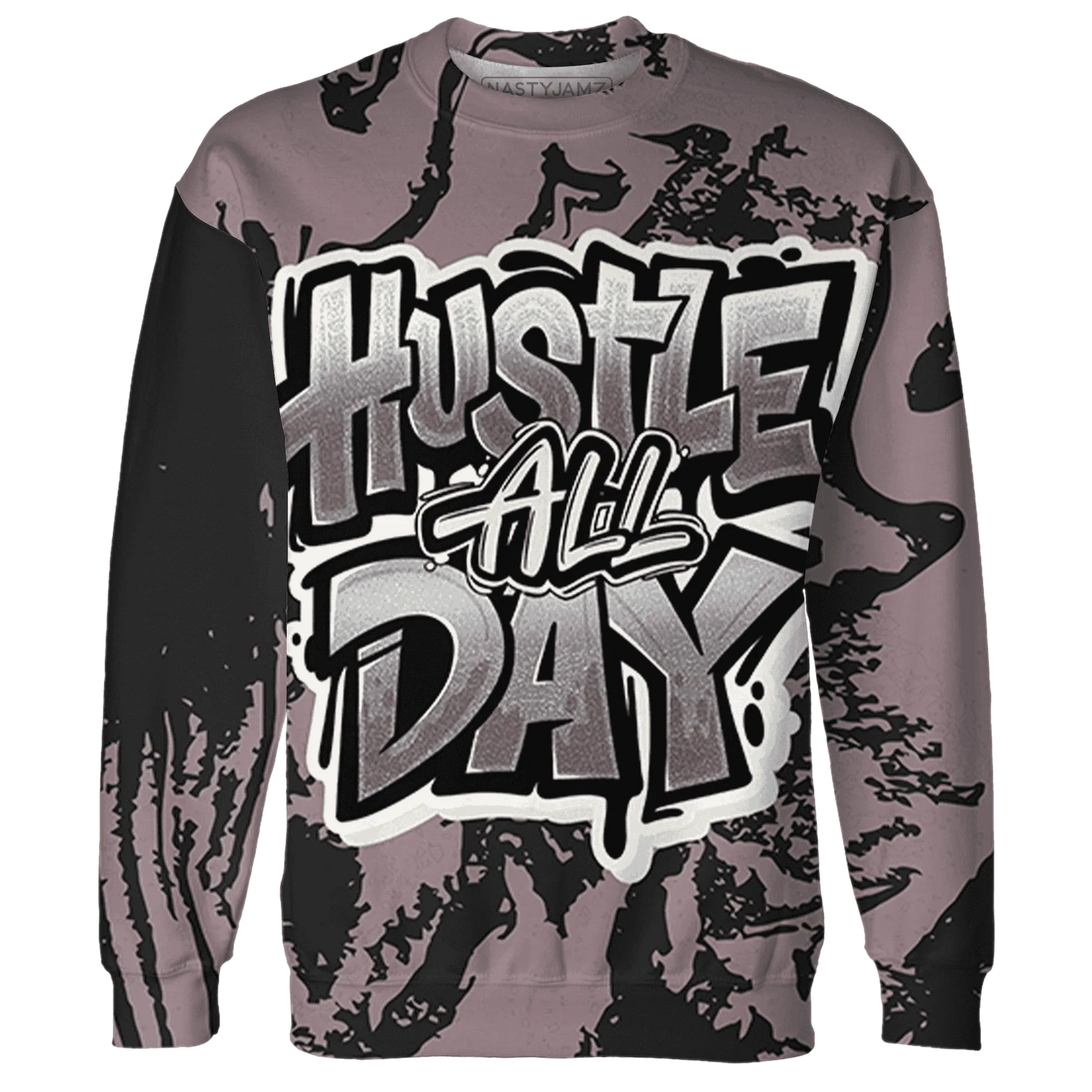 Black-Violet-Ore-3s-Sweatshirt-Match-Hustle-All-Day-3D