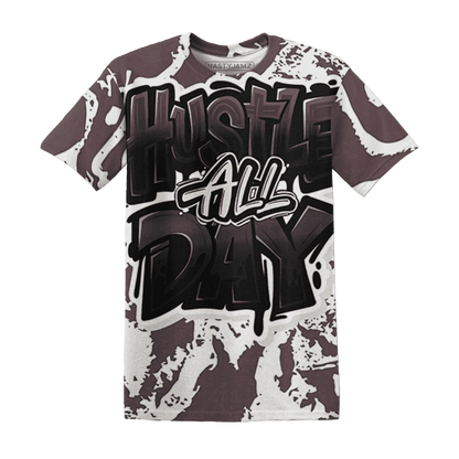 Burgundy-Crush-3s-T-Shirt-Match-Hustle-All-Day-3D