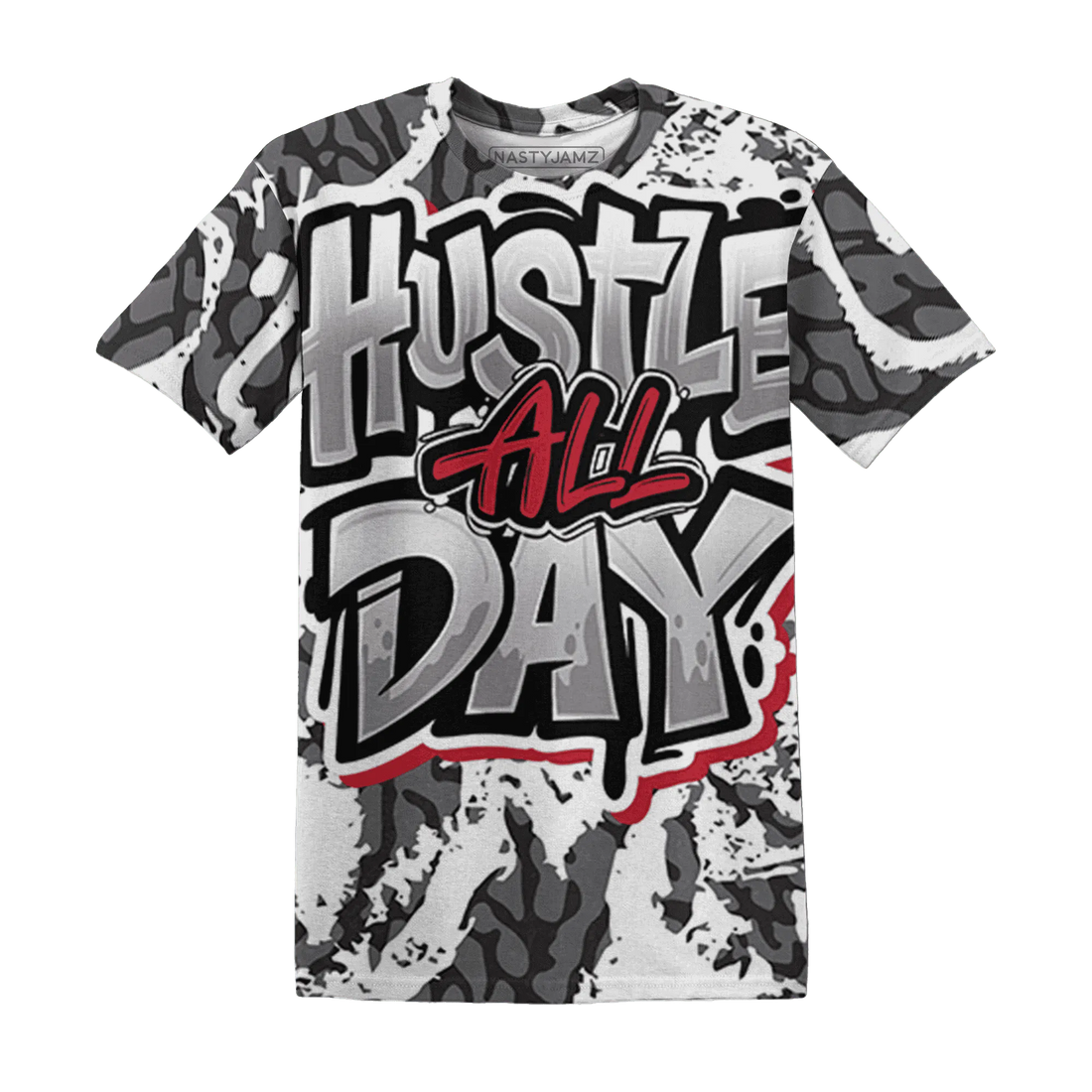 Cement-Grey-3s-T-Shirt-Match-Hustle-All-Day-3D