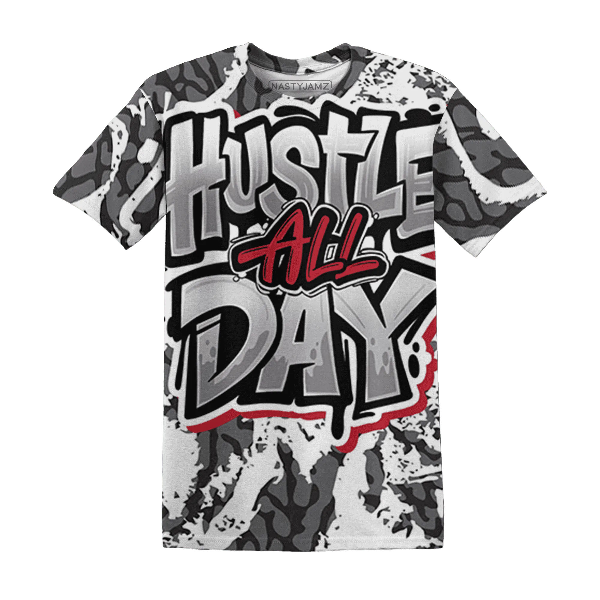 Cement-Grey-3s-T-Shirt-Match-Hustle-All-Day-3D