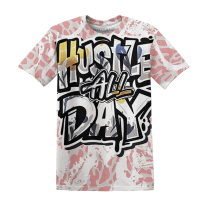 Red-Stardust-3s-T-Shirt-Match-Hustle-All-Day-3D