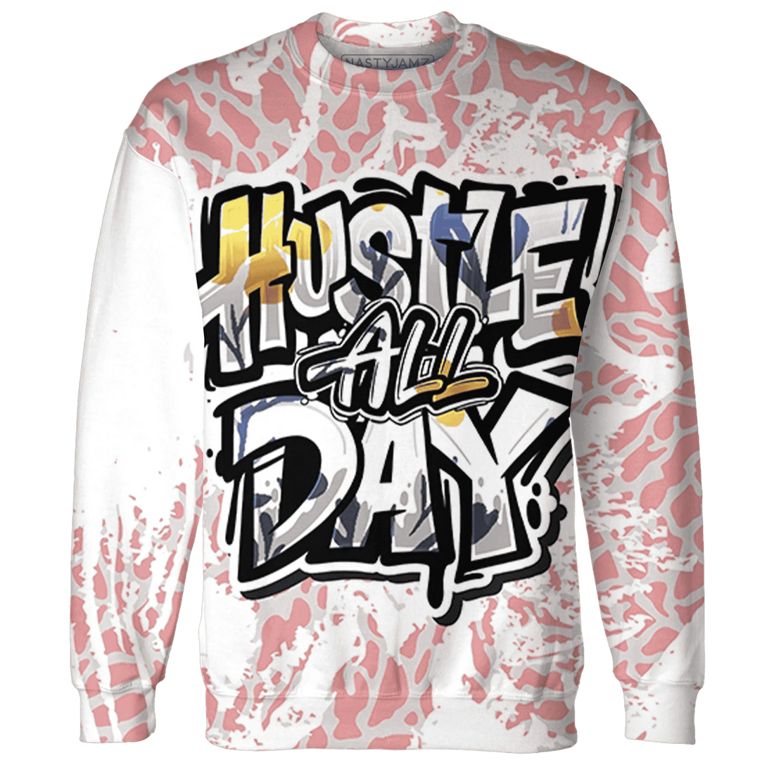 Red-Stardust-3s-Sweatshirt-Match-Hustle-All-Day-3D