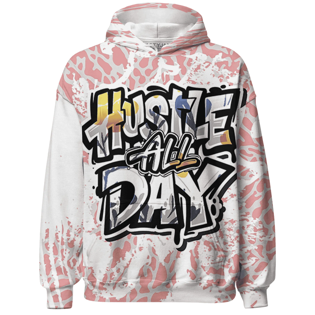 Red-Stardust-3s-Hoodie-Match-Hustle-All-Day-3D