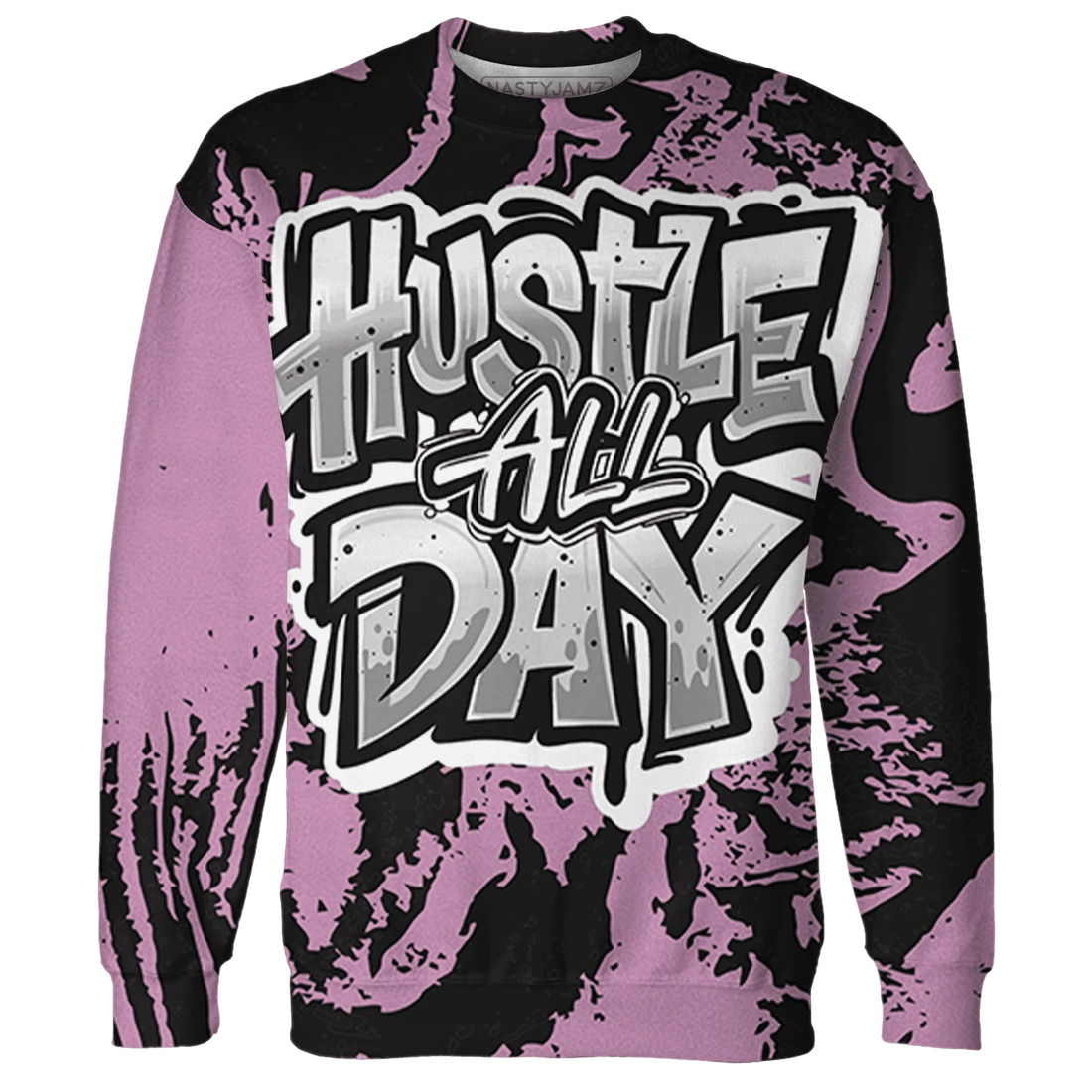 Orchid-Neutral-Grey-Black-White-4s-NastyJamz-Sweatshirt-Match-Hustle-All-Day-3D