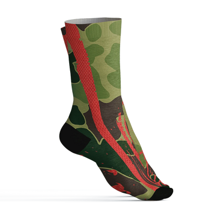 AM-90-Dark-Sage-Solar-Red-NastyJamz-Socks-Match-Hustle-All-Day-3D