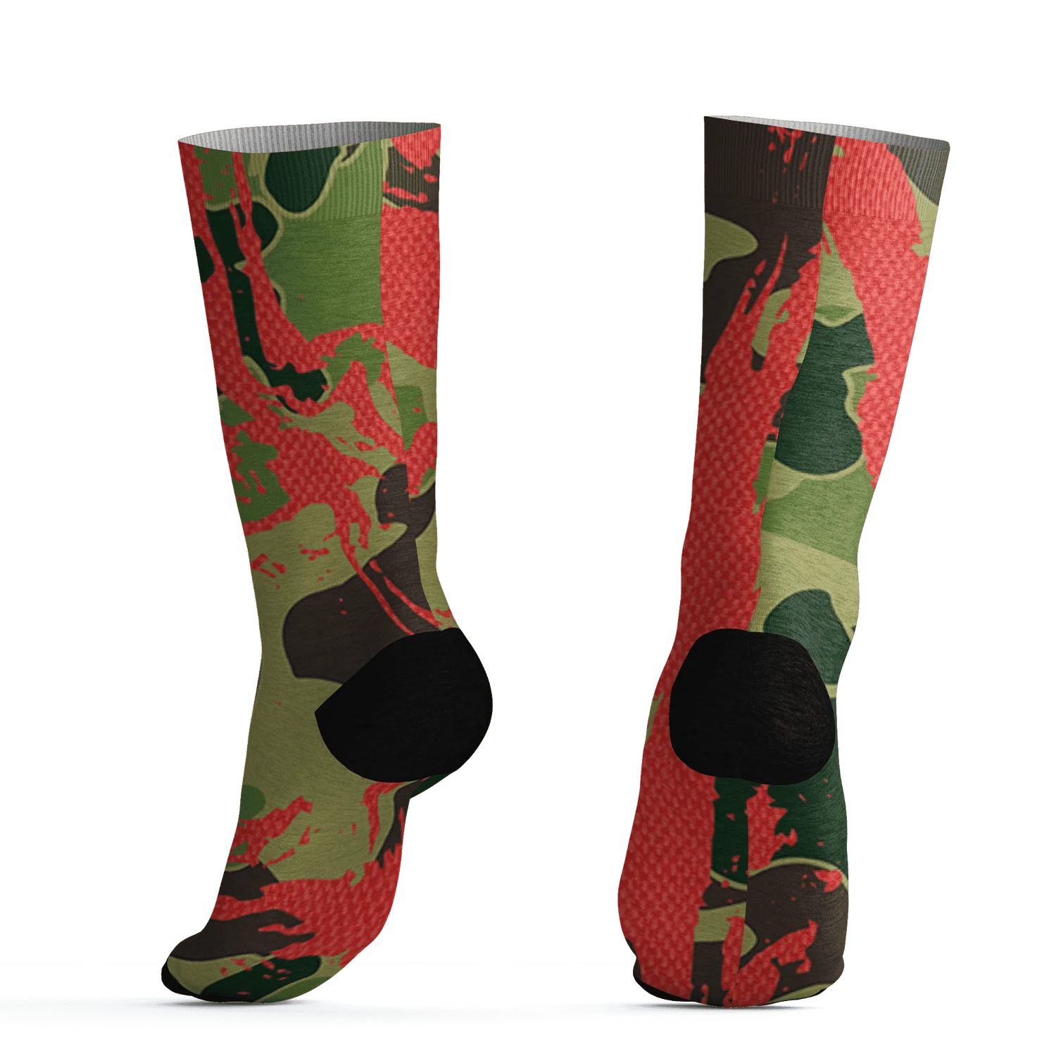 AM-90-Dark-Sage-Solar-Red-NastyJamz-Socks-Match-Hustle-All-Day-3D