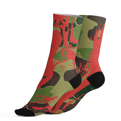AM-90-Dark-Sage-Solar-Red-NastyJamz-Socks-Match-Hustle-All-Day-3D