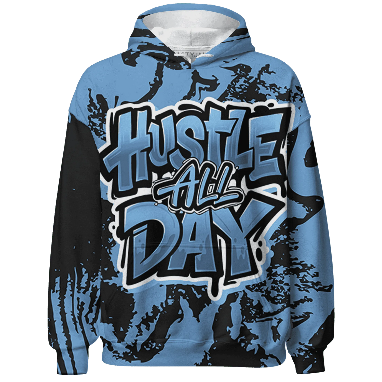 AM-Plus-Black-Univercitii-Blue-Hoodie-Match-Hustle-All-Day-3D