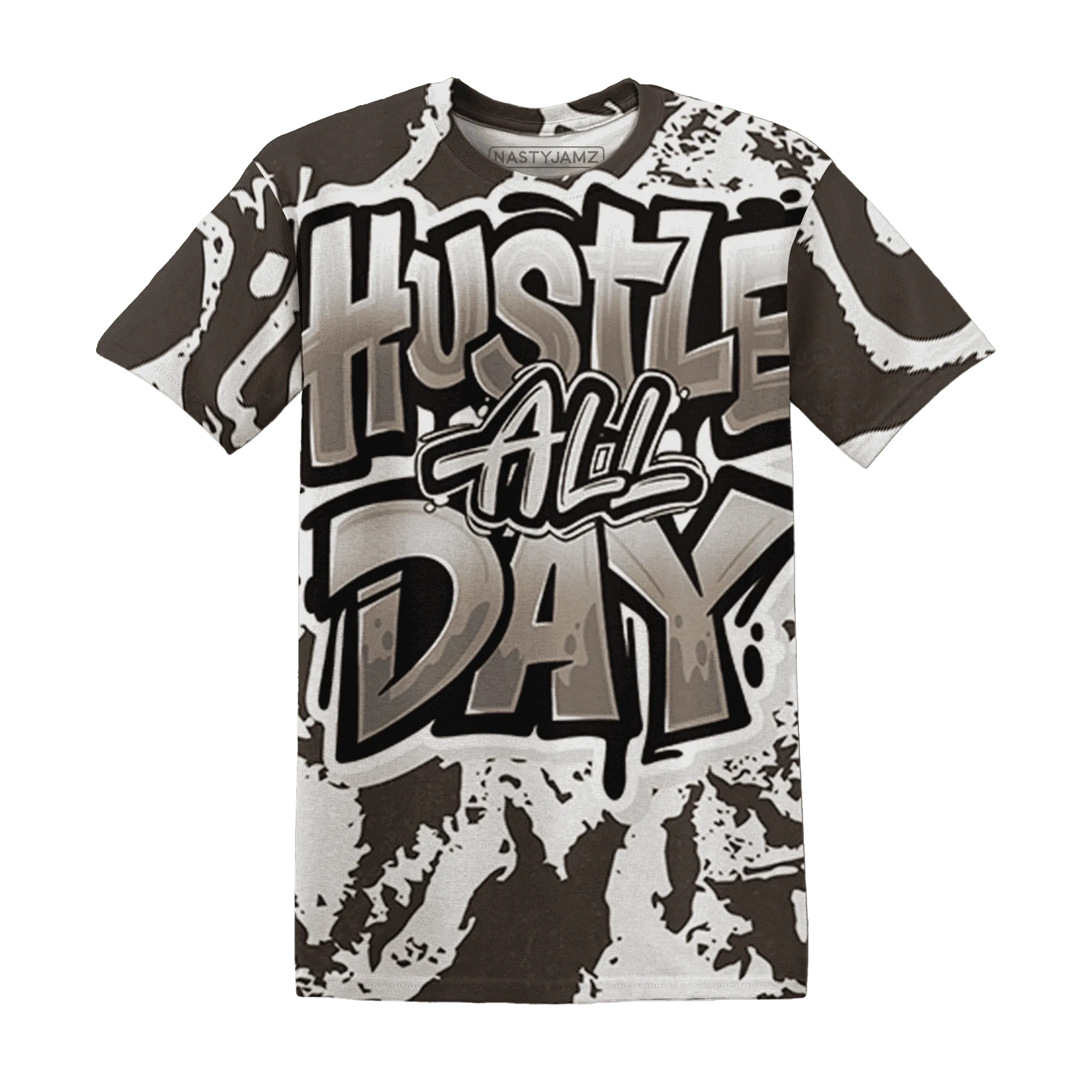 Dunk-Low-Baroque-Brown-T-Shirt-Match-Hustle-All-Day-3D