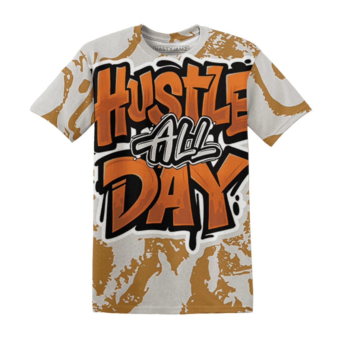 Dunk-Low-Retro-Wheat-Orange-NastyJamz-T-Shirt-Match-Hustle-All-Day-3D
