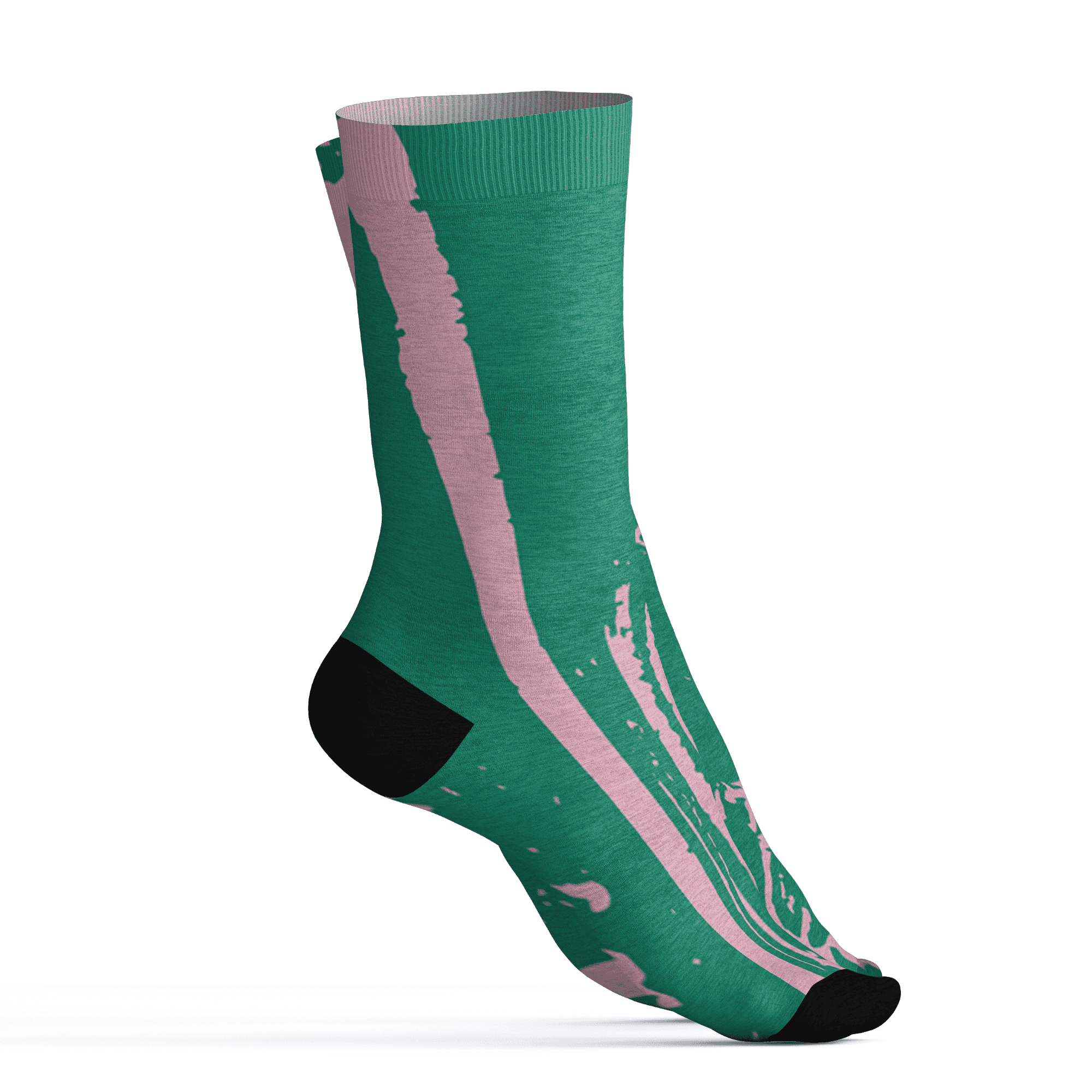 Dunk-Pink-Malachite-Medium-Soft-Low-Sail-Socks-Match-Hustle-All-Day-3D