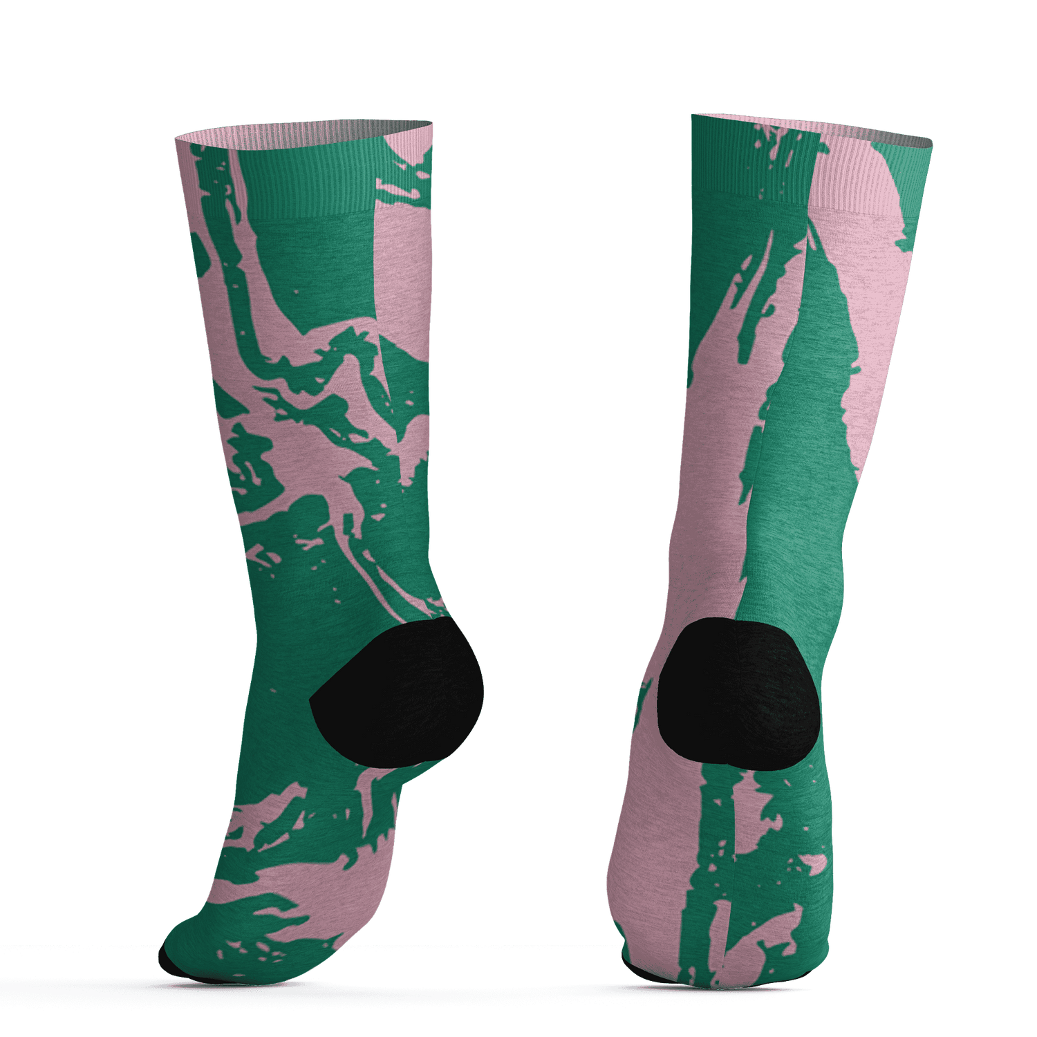 Dunk-Pink-Malachite-Medium-Soft-Low-Sail-Socks-Match-Hustle-All-Day-3D