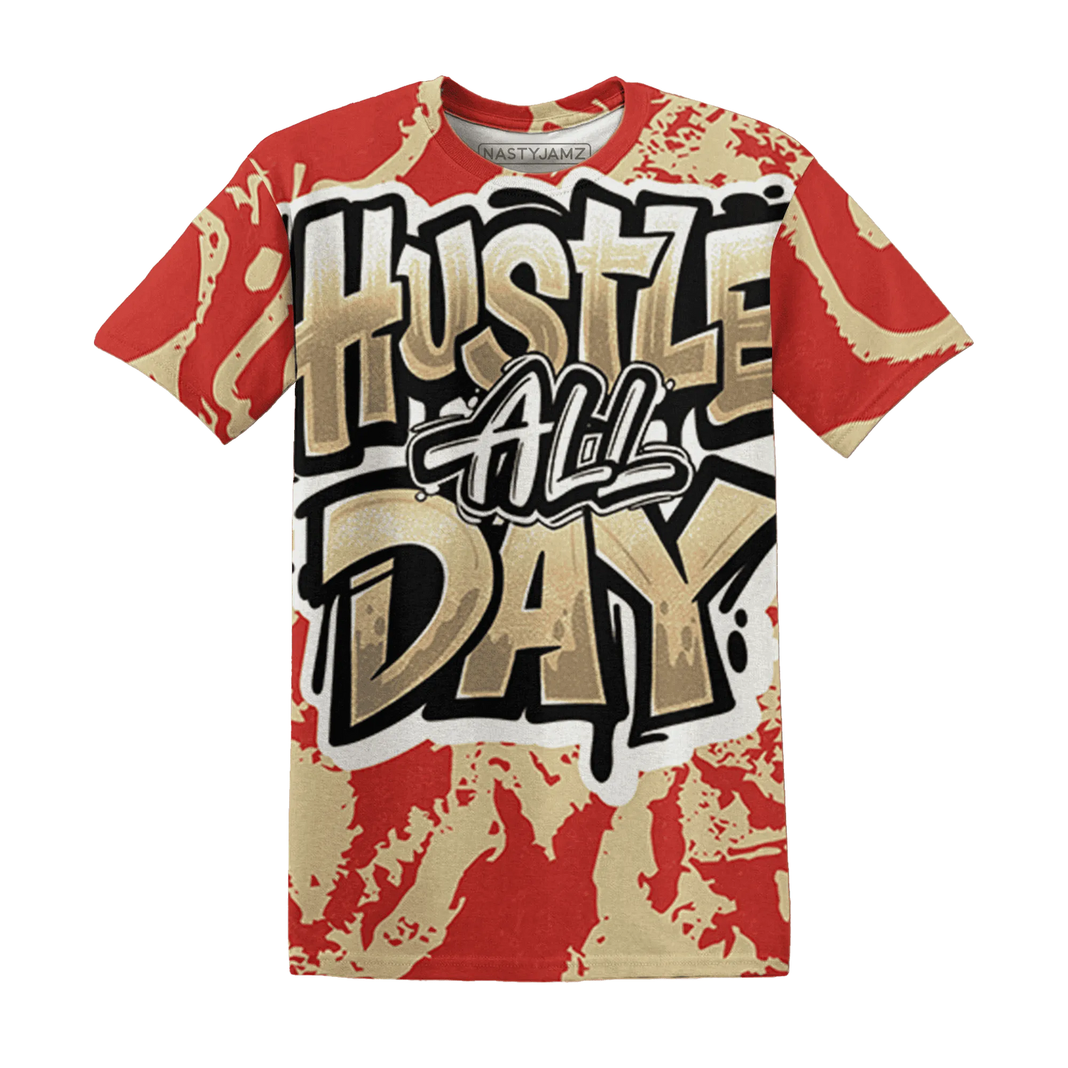 Dunk-Strawberry-Waffle-NastyJamz-T-Shirt-Match-Hustle-All-Day-3D