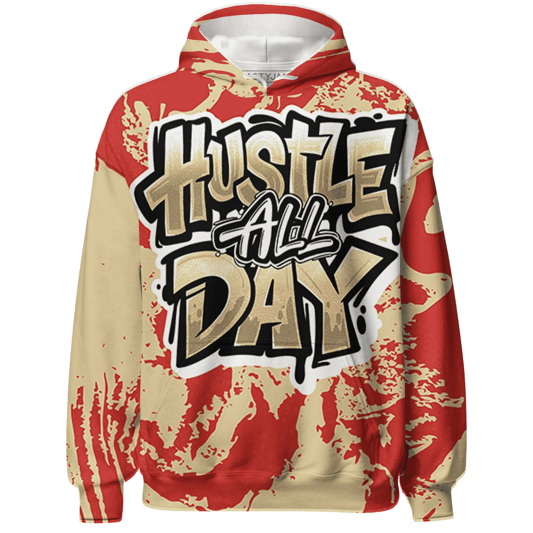 Dunk-Strawberry-Waffle-NastyJamz-Hoodie-Match-Hustle-All-Day-3D