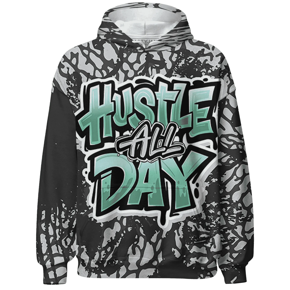 Green-Glow-3s-Hoodie-Match-Hustle-All-Day-3D