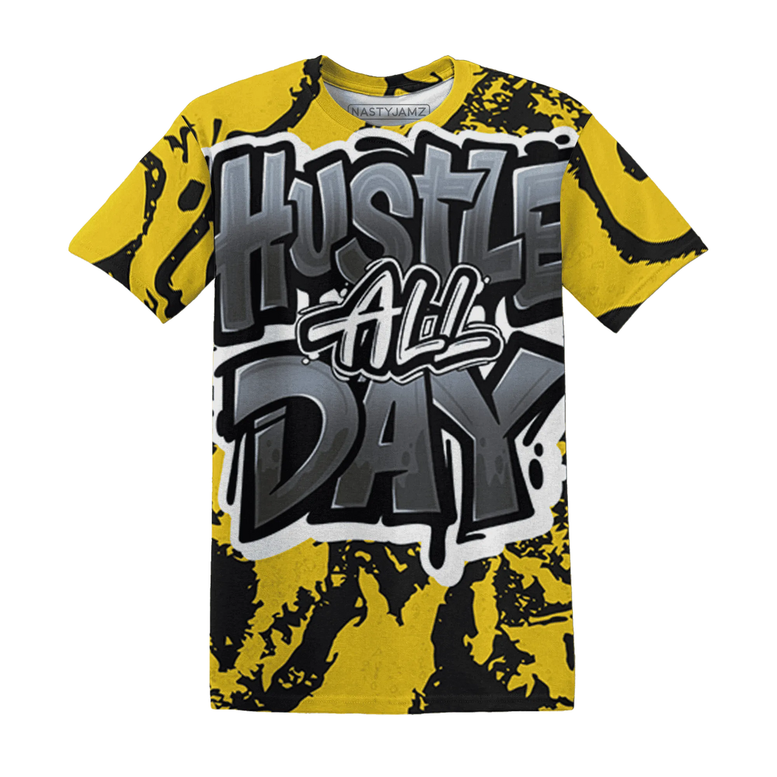 Thunder-4s-T-Shirt-Match-Hustle-All-Day-3D