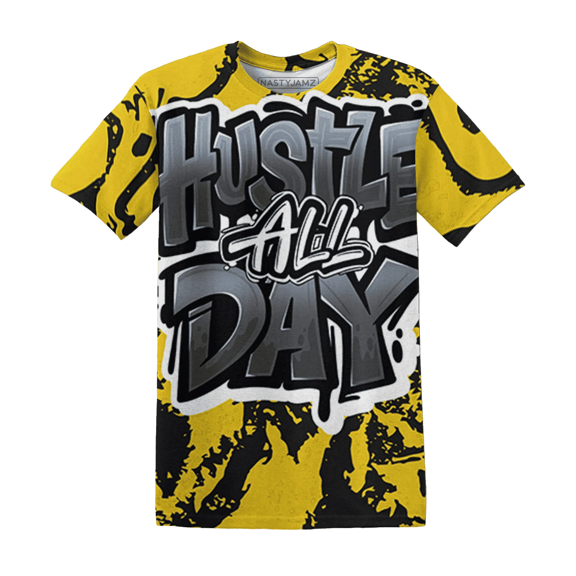Thunder-4s-T-Shirt-Match-Hustle-All-Day-3D