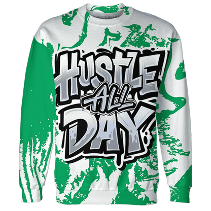 Lucky-Green-5s-Sweatshirt-Match-Hustle-All-Day-3D