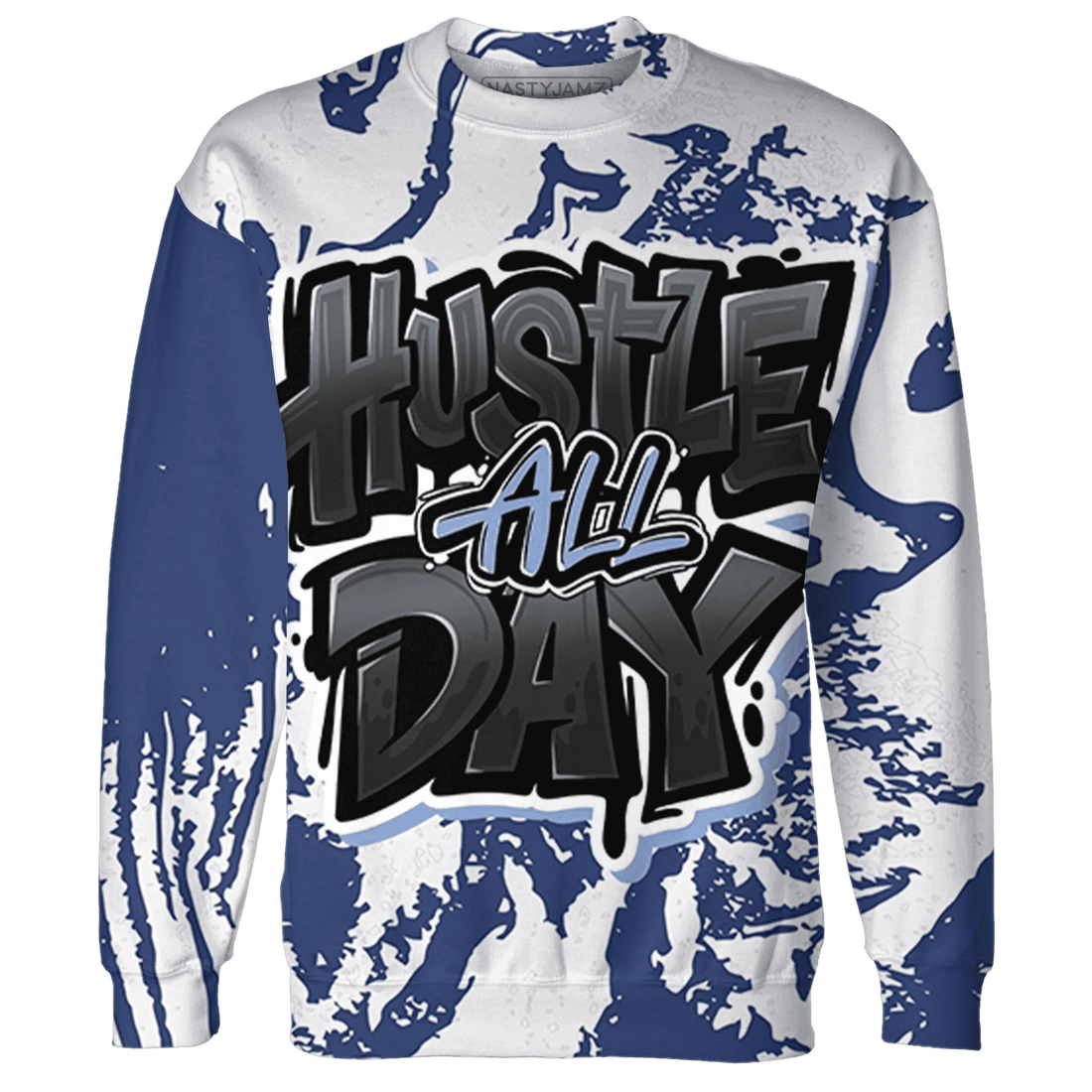 Midnight-Navy-5s-Sweatshirt-Match-Hustle-All-Day-3D