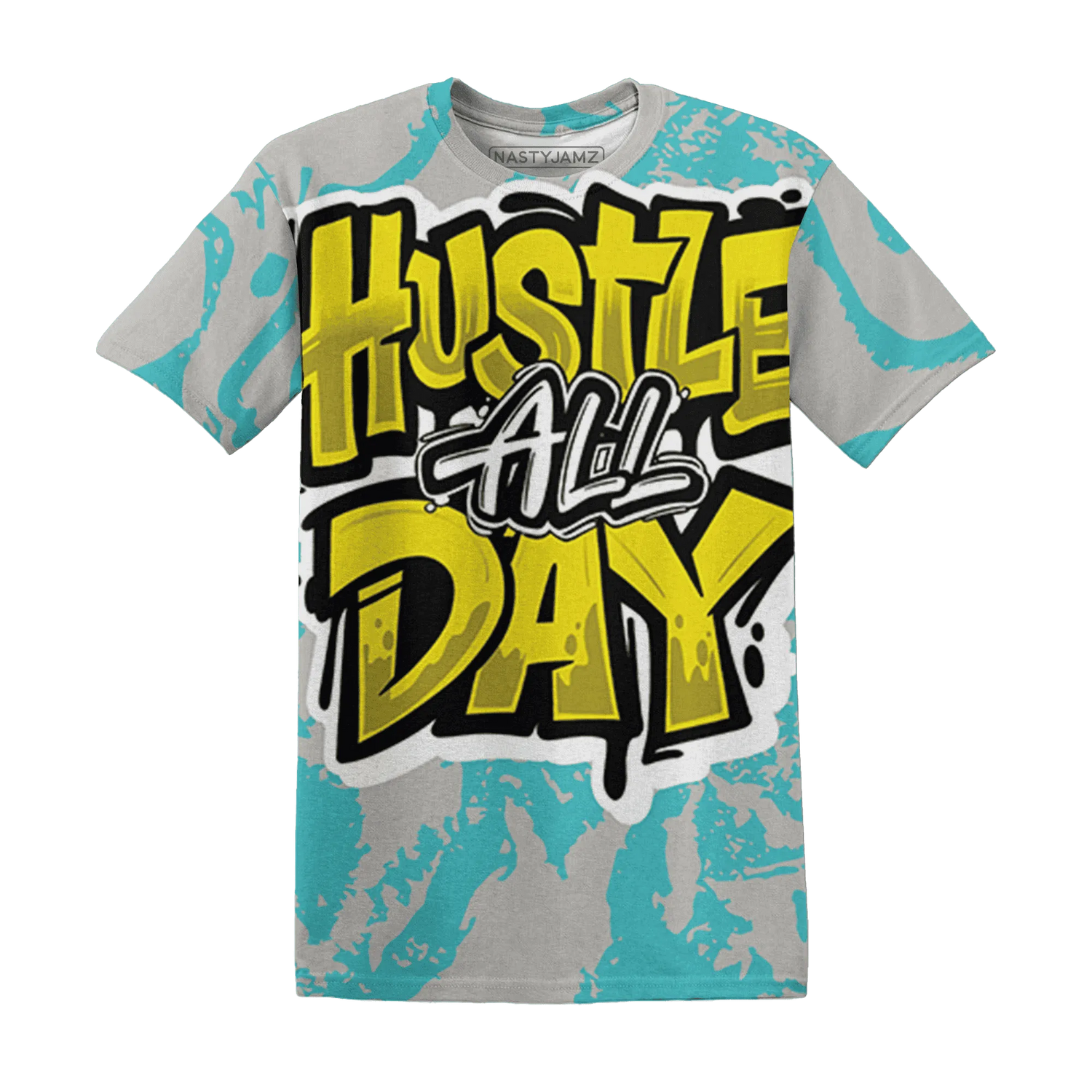 NBL-Cyan-Burst-9060-T-Shirt-Match-Hustle-All-Day-3D