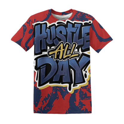 VaporMax-Air-Plus-Midnight-Navy-Gold-Black-T-Shirt-Match-Hustle-All-Day-3D