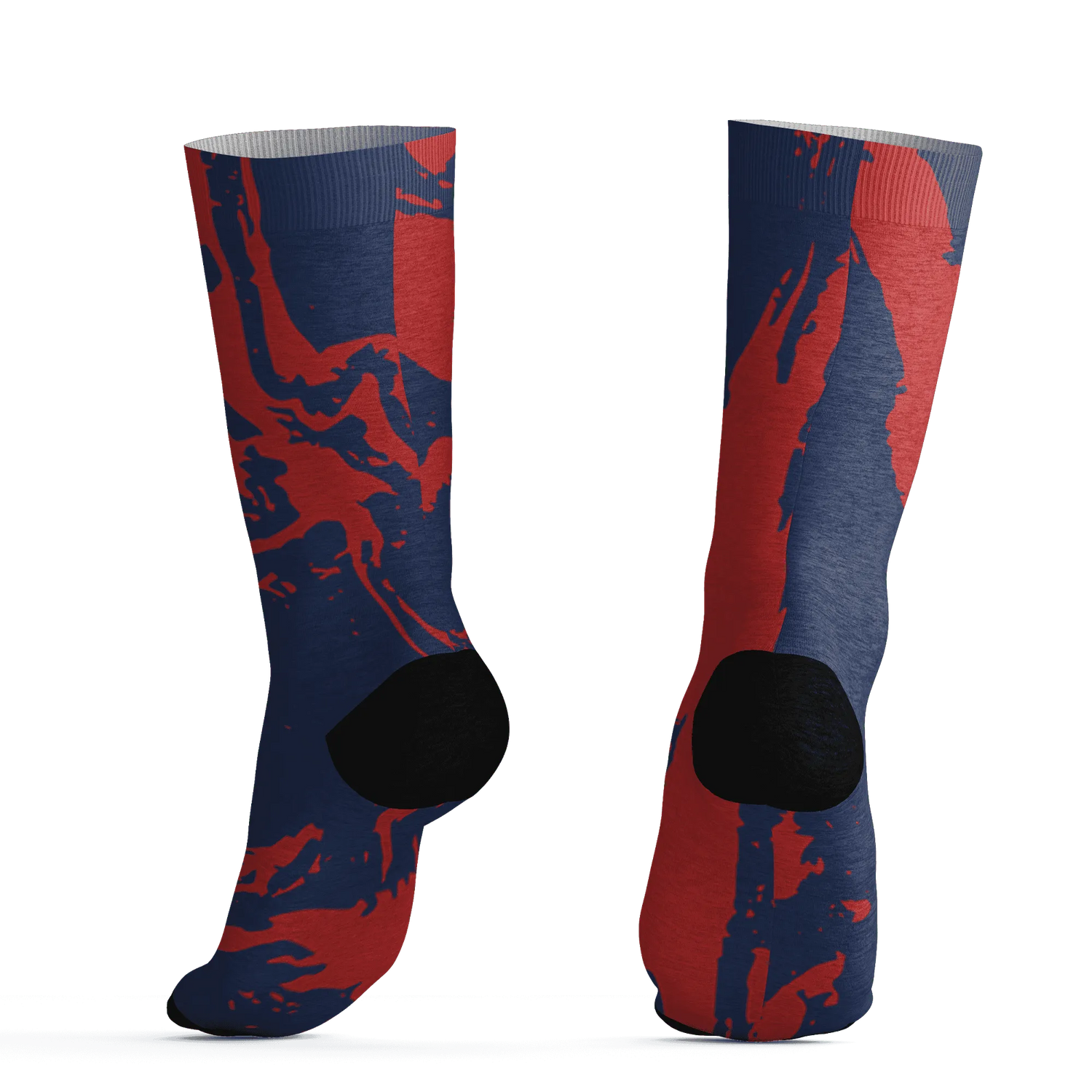 VaporMax-Air-Plus-Midnight-Navy-Gold-Black-Socks-Match-Hustle-All-Day-3D