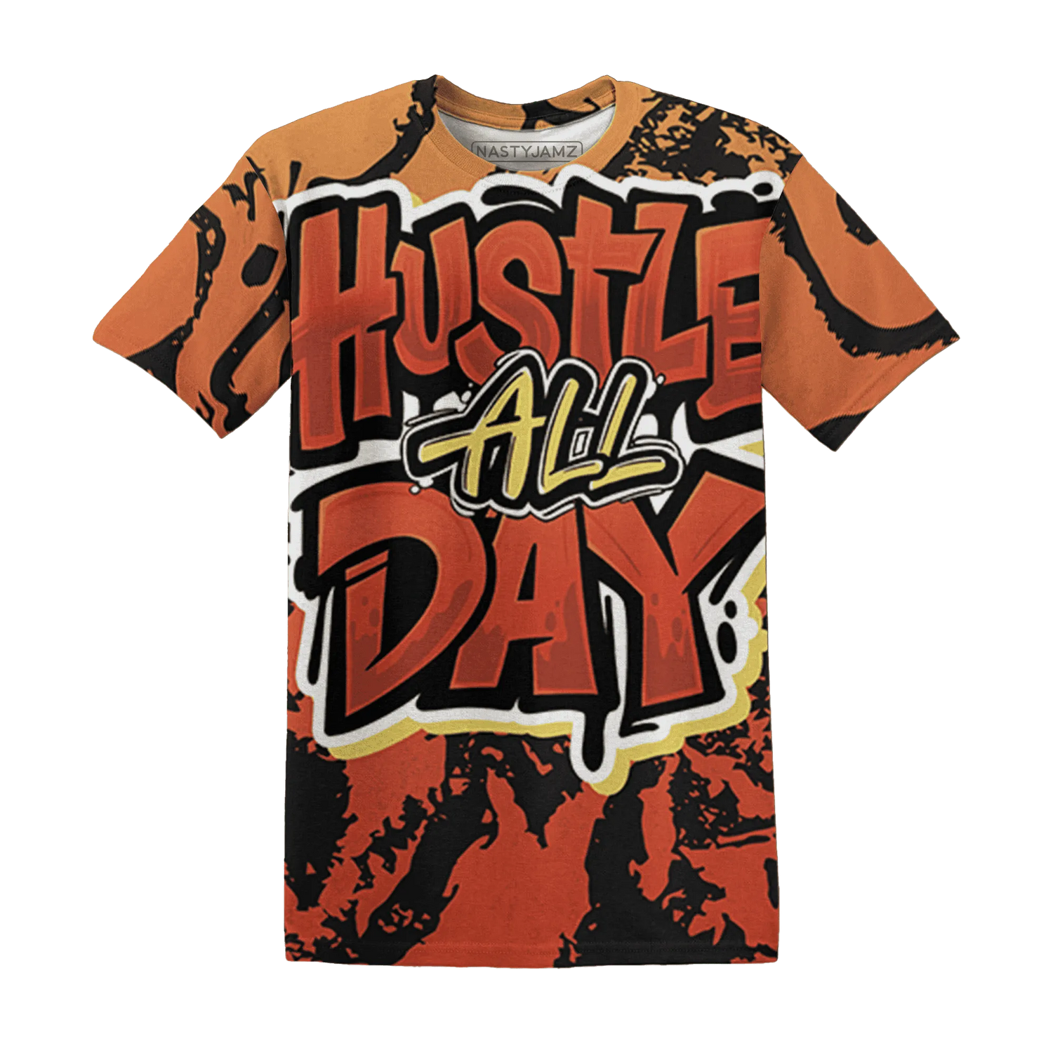 VaporMax-Crimson-Total-Orange-Plus-T-Shirt-Match-Hustle-All-Day-3D