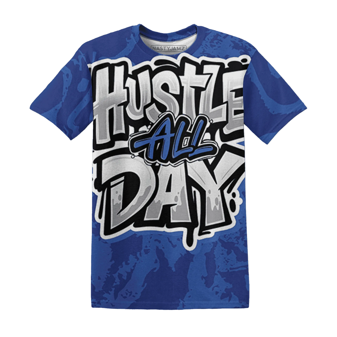 VaporMax-Game-Royal-Blue-T-Shirt-Match-Hustle-All-Day-3D