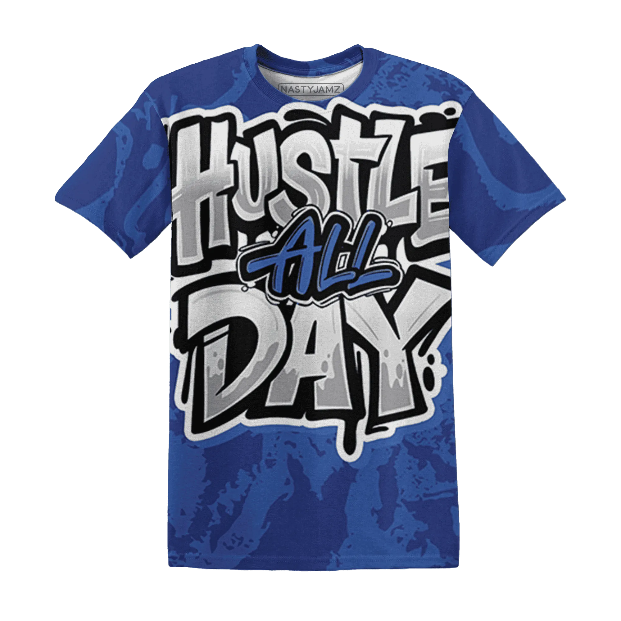 VaporMax-Game-Royal-Blue-T-Shirt-Match-Hustle-All-Day-3D