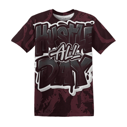 VaporMax-Night-Maron-Burgundy-T-Shirt-Match-Hustle-All-Day-3D