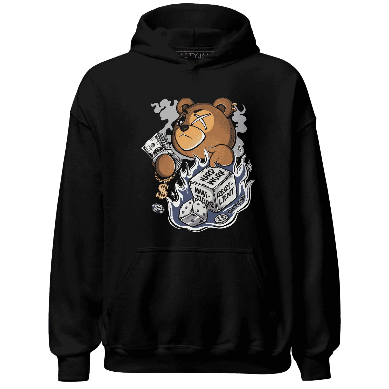 Low-Diffused-Blue-11s-Hoodie-Match-Hustle-Casino-BER