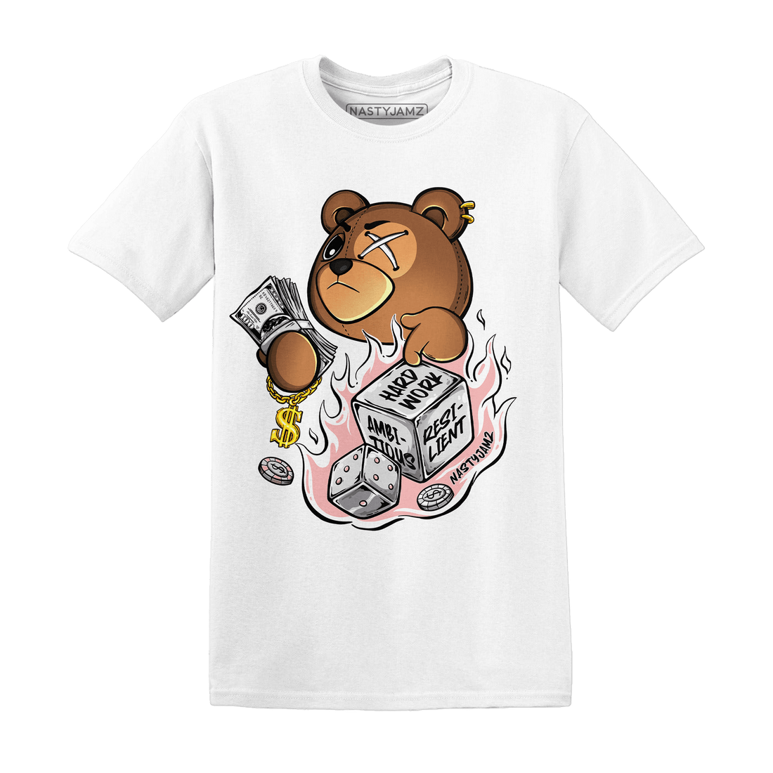 Low Legend Pink 11s T Shirt Match Hustle Casino BER - NastyJamz